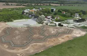 New trench system at Eastmere Village STANTA - GOV.UK - Landmarc Support Services